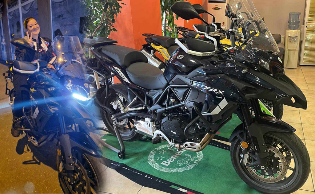 Benelli TRK 502 2024 motorteszt Müncz Nikolett