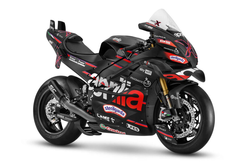 Az Aprilia RSV4 X-GP ünnepli a márka 10 éves fennállását a MotoGP-ben
