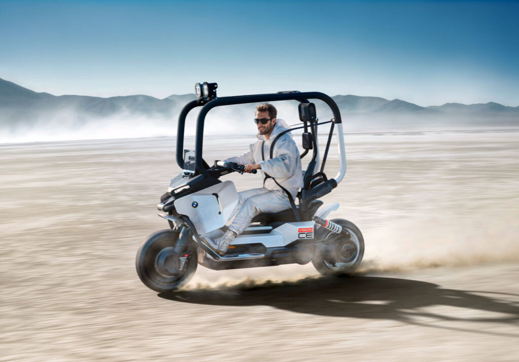 A BMW Motorrad bemutatja a BMW Motorrad Vision CE robogót