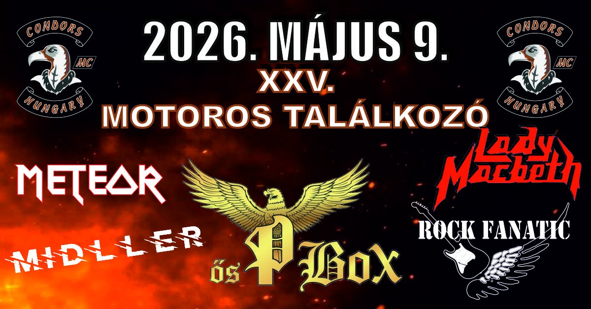XXV. Condors MC Motoros Találkozó