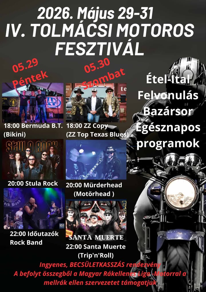 IV. Tolmácsi Motoros Fesztivál