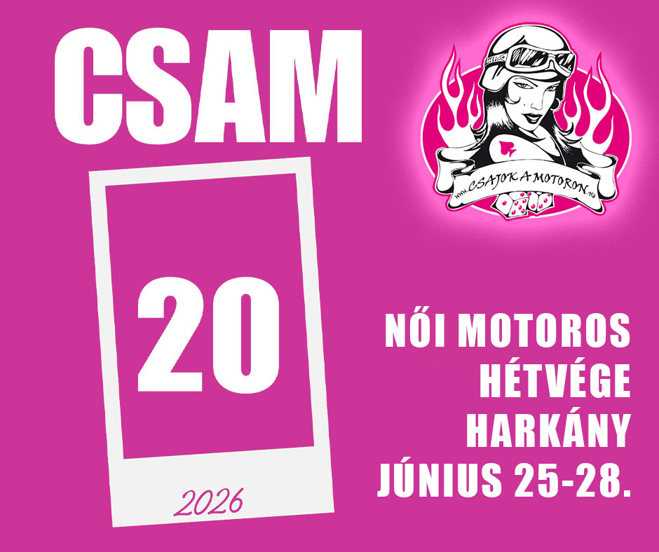 CSAM20 - Női motoros hétvége