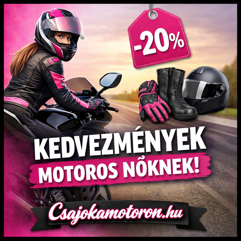 Kedvezmények motoros nőknek