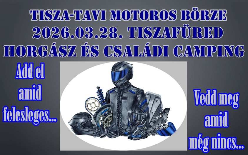 I. Tisza-tavi MOTOROS BÖRZE