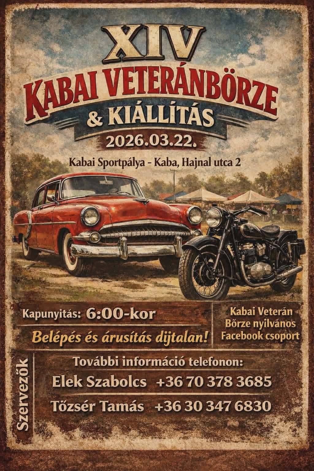 XIV. Kabai Veterán Börze és Kiállítás