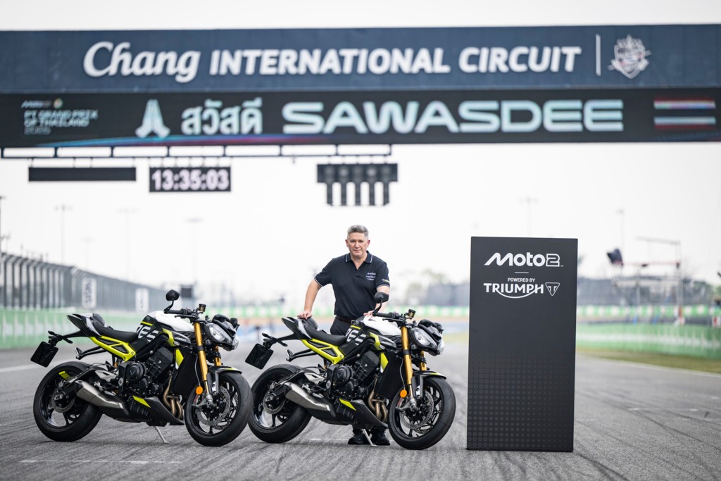 A Triumph Motorcycles és a MotoGP bemutta a két új Triumph Triple Trophy nyereménymotort