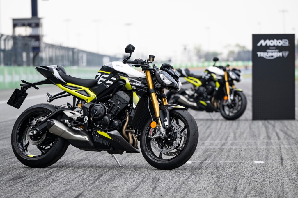 A Triumph Motorcycles és a MotoGP bemutta a két új Triumph Triple Trophy nyereménymotort