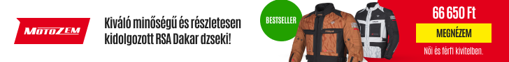 RSA Dakar 2 motoros kabát fekete-szürke-piros
