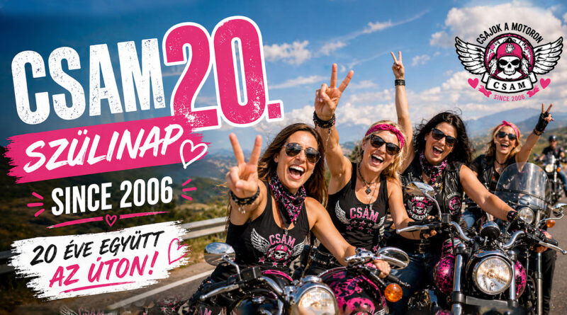 Milyen lesz a 20. szülinapi Csajok a motoron találkozó? Ez most fog eldőlni