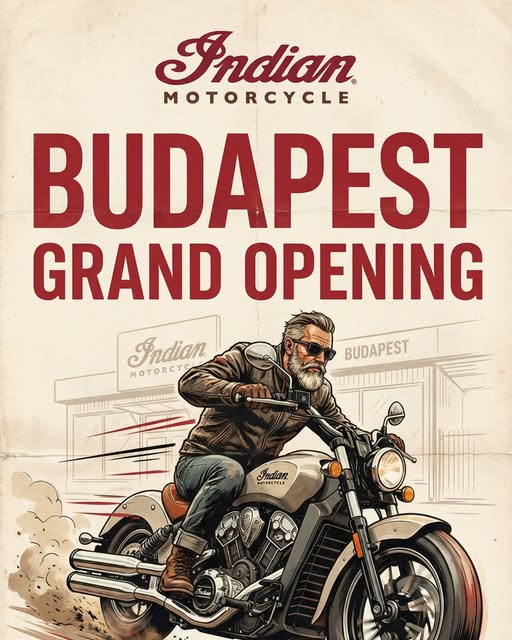 Indian Motorcycle Budapest Opening Party