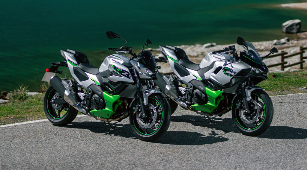 Kawasaki szintet lépett: még használhatóbb lett a hibrid motorozás