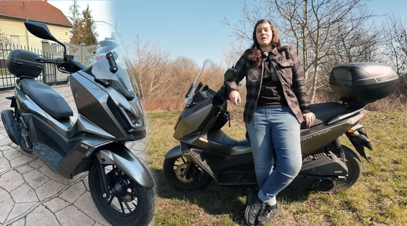 Kymco Skytown 125 robogó teszt