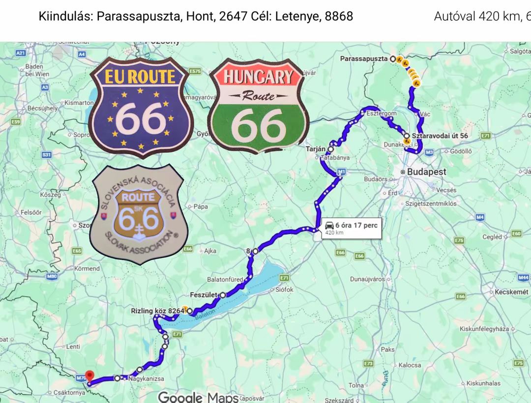 EU66 Route Hungary ünnepélyes megnyitó