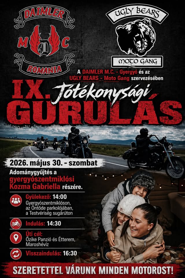 IX. Jótékonysági GURULÁS