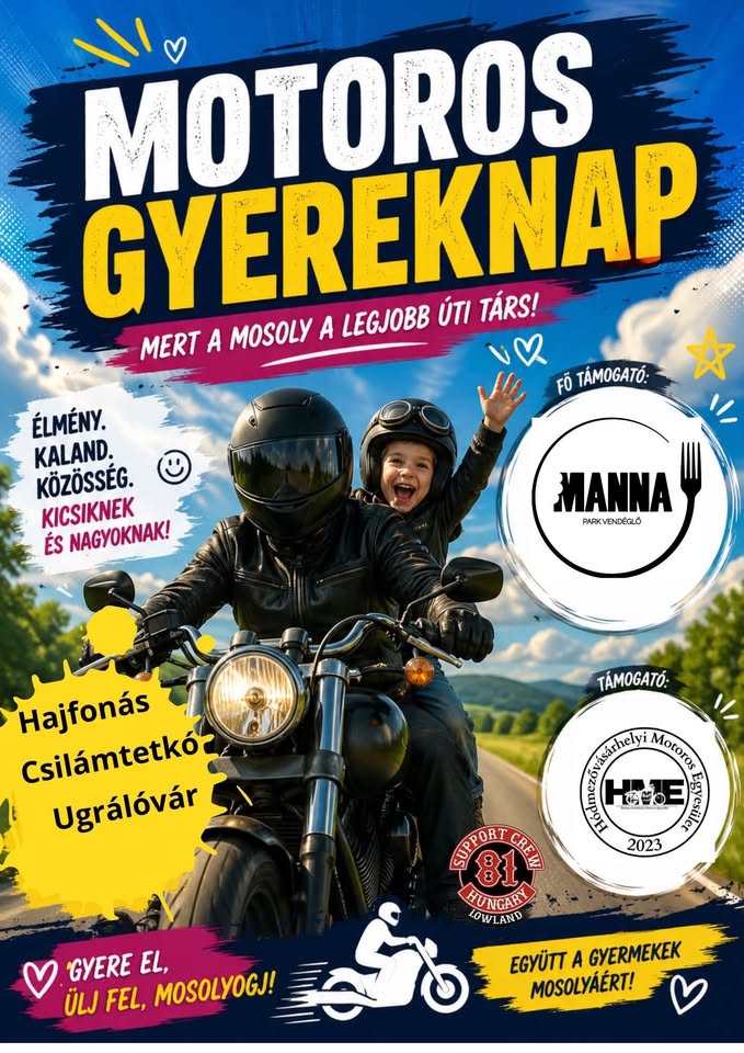 Motoros Gyereknap Hódmezővásárhelyen