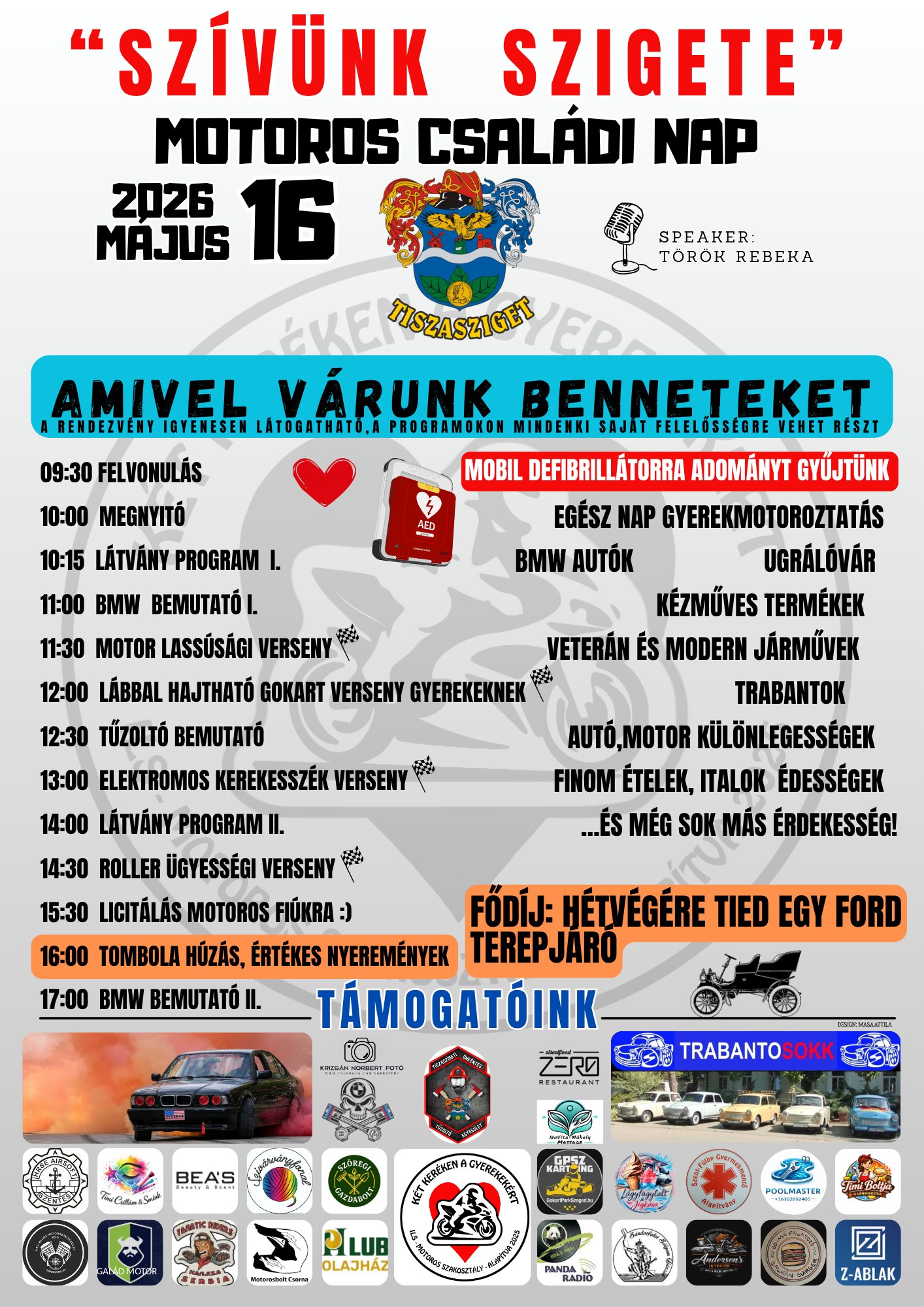 “Szívünk Szigete” Motoros családi nap