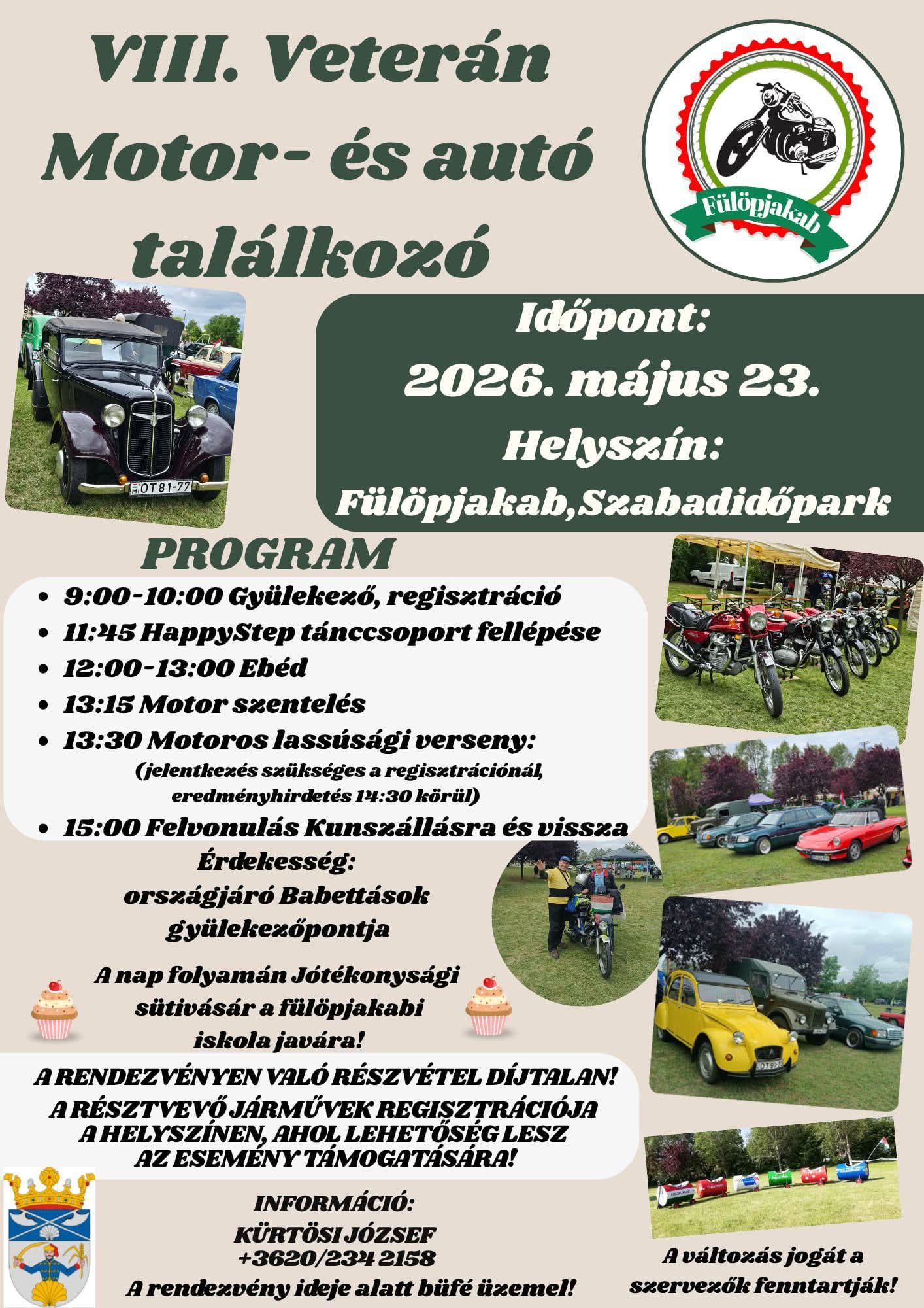 VIII. Veterán motor- és autó találkozó